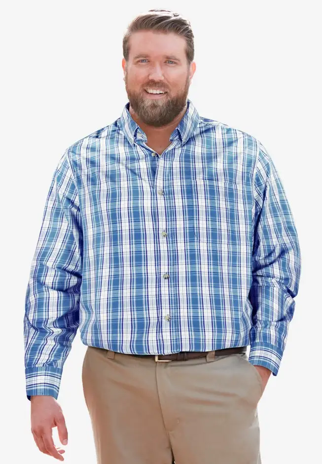 Long Sleeve Wrinkle Free Sport Shirt