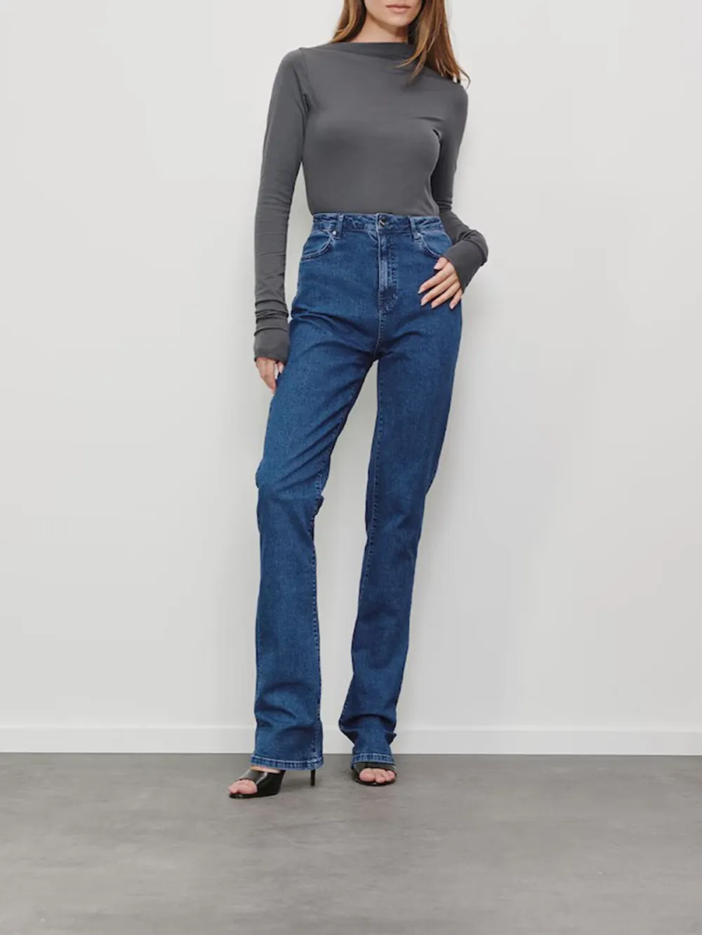 Belt Loops Casual Style Jeans