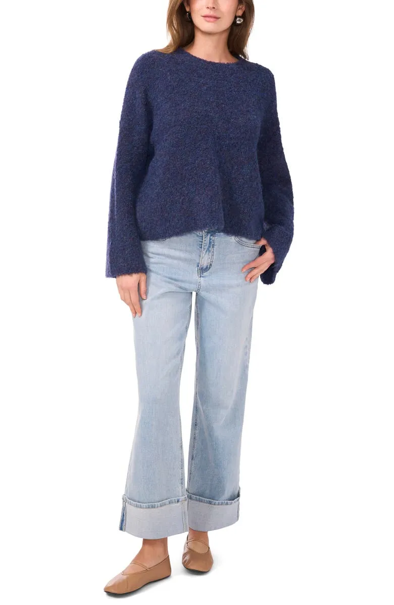 Crewneck Flare Sleeve Sweater