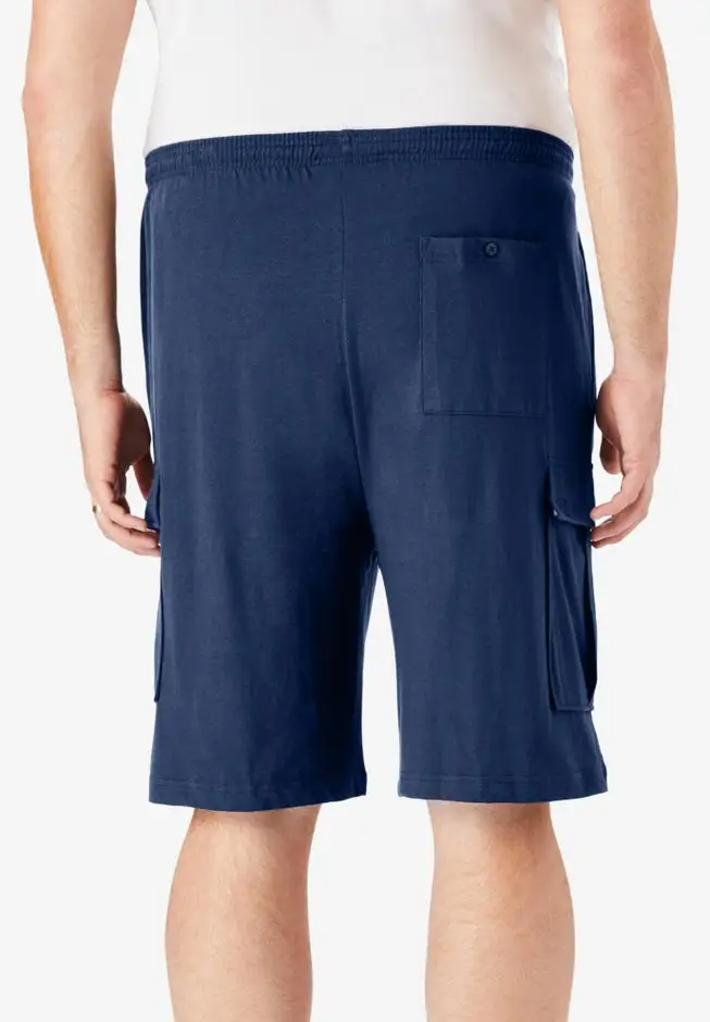 Lightweight Jersey Cargo Shorts
