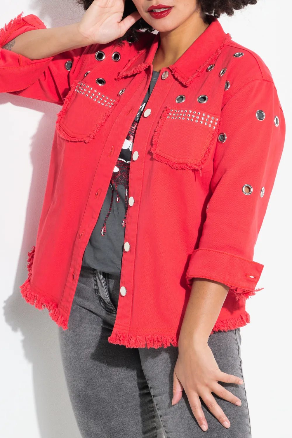 Shirt Collar Denim Jacket