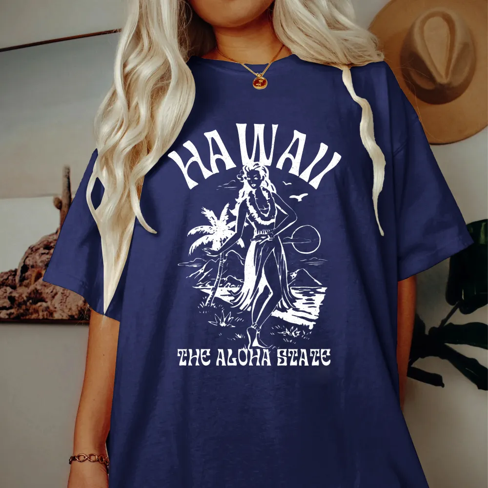 Hawaii Aloha Beach Graphic Tee