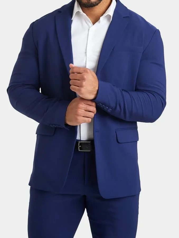 Ink Blue Hight-End Comfortable Suit Jacket