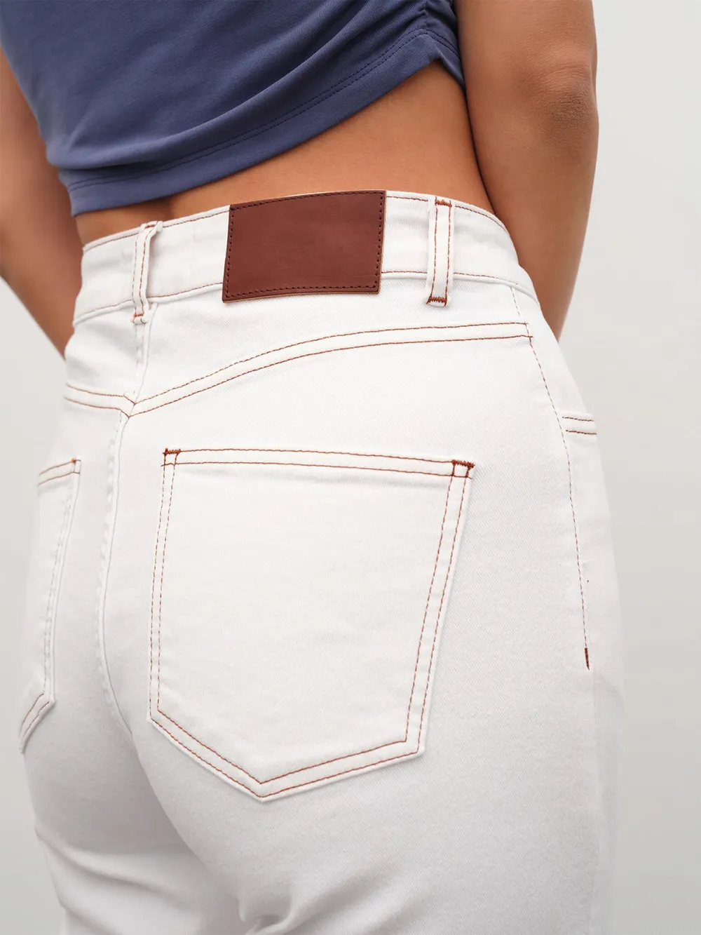 Belt Loops Casual Style Jeans