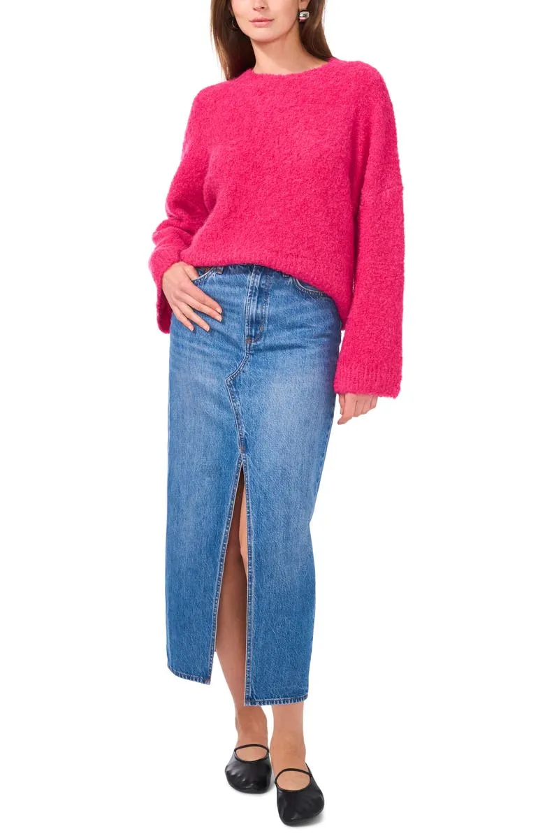 Crewneck Flare Sleeve Sweater