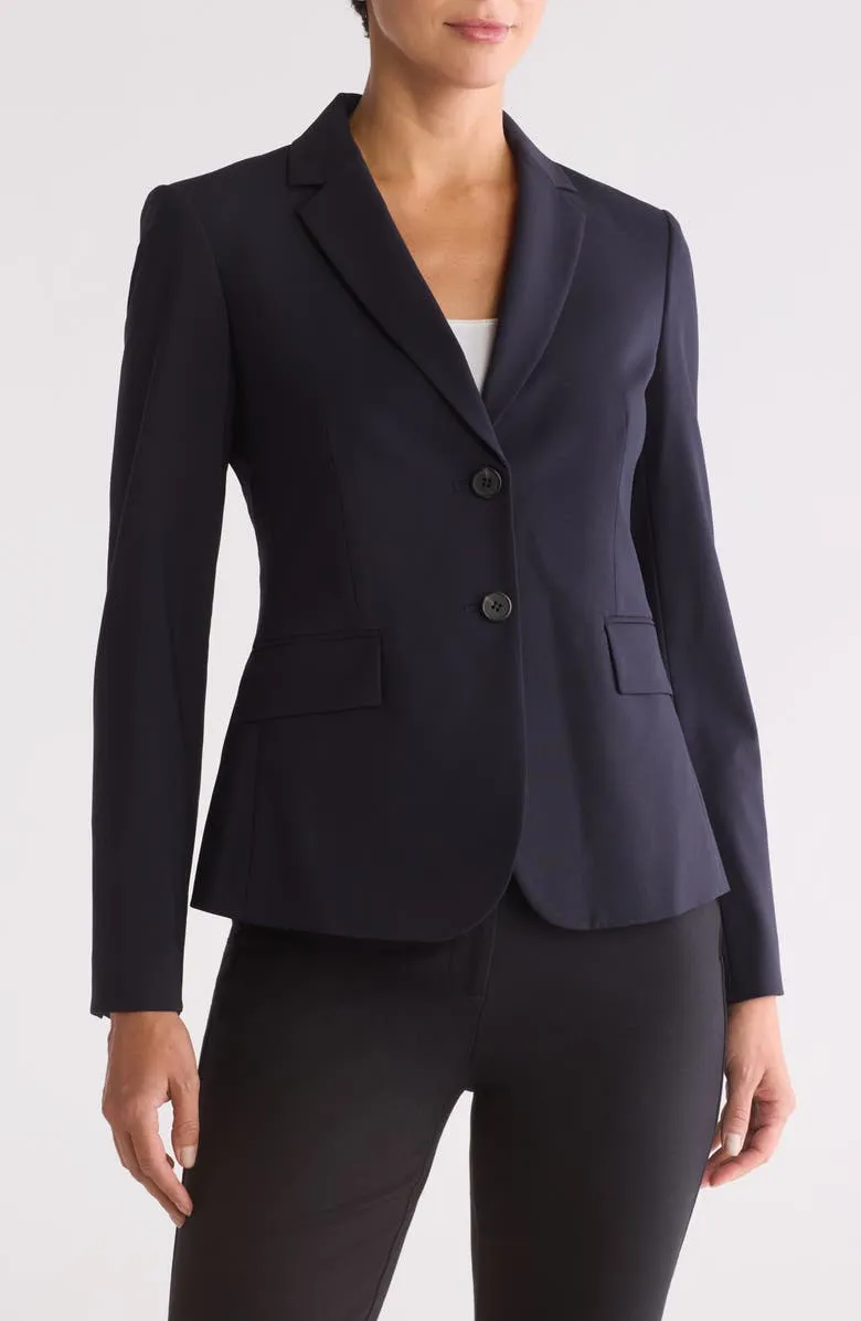 Stretch Wool Classic Suit Jacket