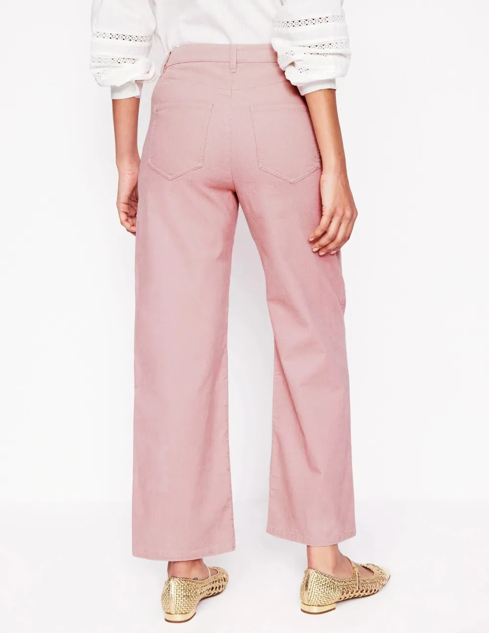 Pink Wide - Leg Linen Pants