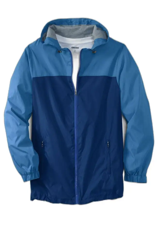 Jersey-Lined Windbreaker
