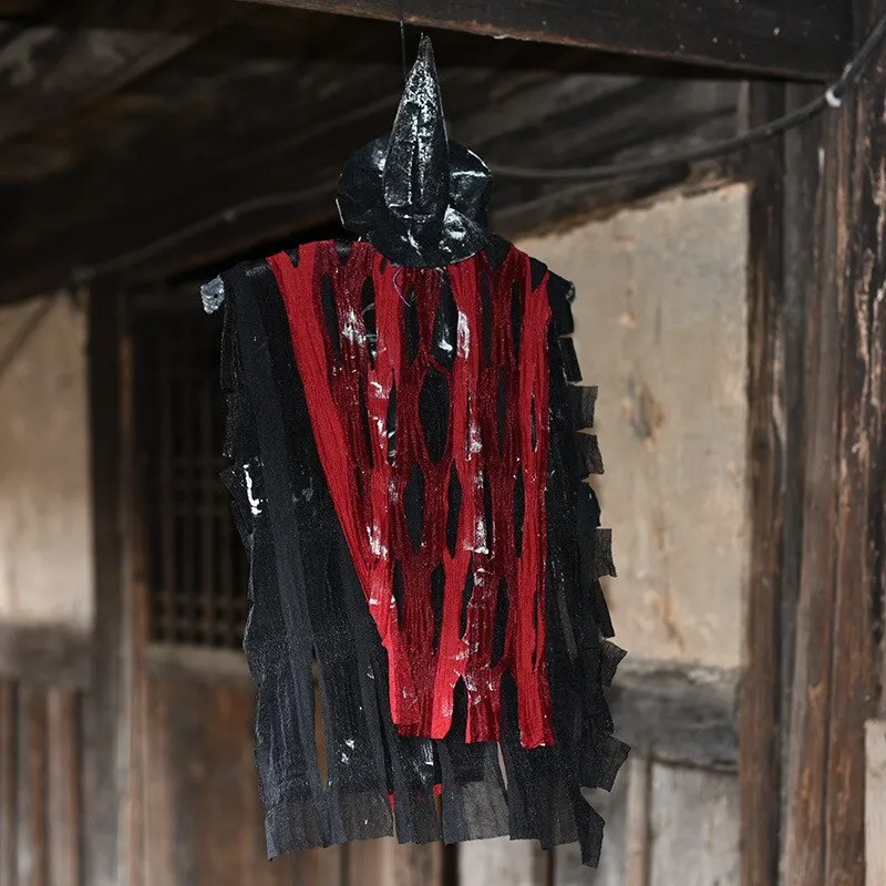 Halloween Decoration Terror Props Ghost House Decoration Sound Emitting Sound Control Skeleton Ghost Head