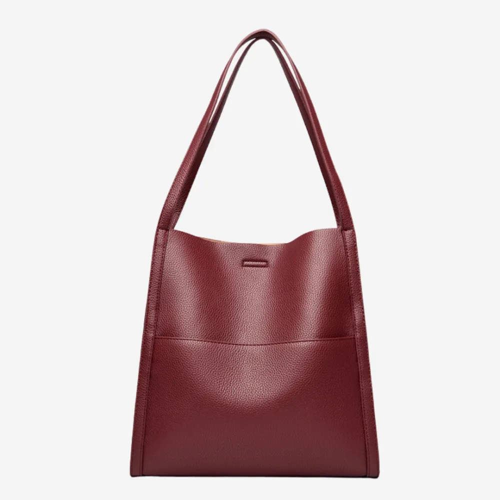 Utility Vegan Leather Shoulder Bag