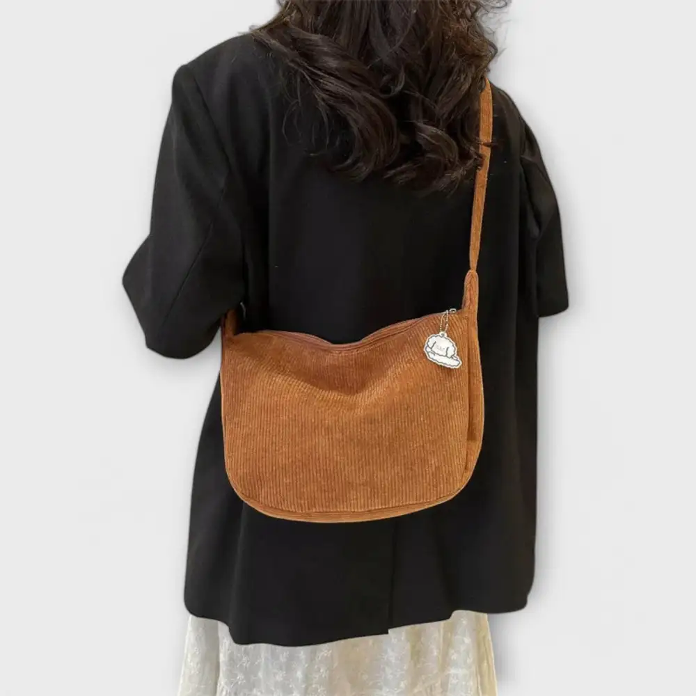 Structured Snap Front Shoulder Bag