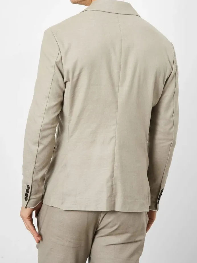 Dark Stone Hight-End Comfortable Suit Jacket