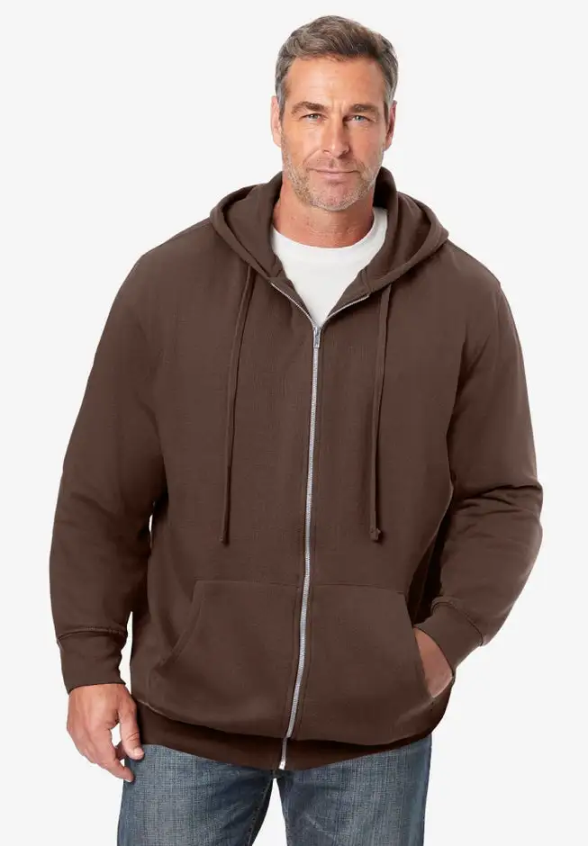 Fleece Zip-Front Hoodie