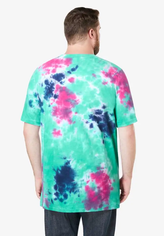 Shrink-Less Lightweight Longer-Length Crewneck Pocket T-Shirt