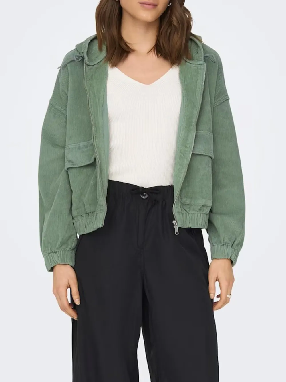 Overcut Shoulders Between-Season Jacket