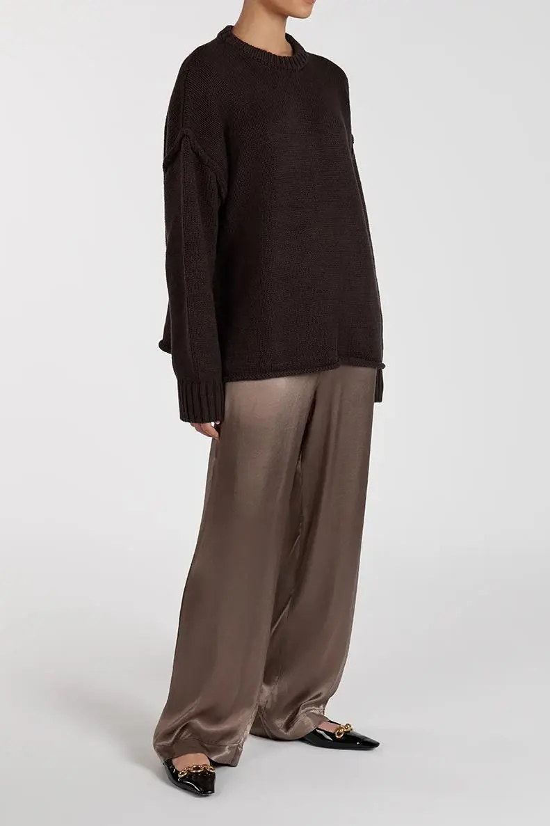 LATTE SATIN PANT