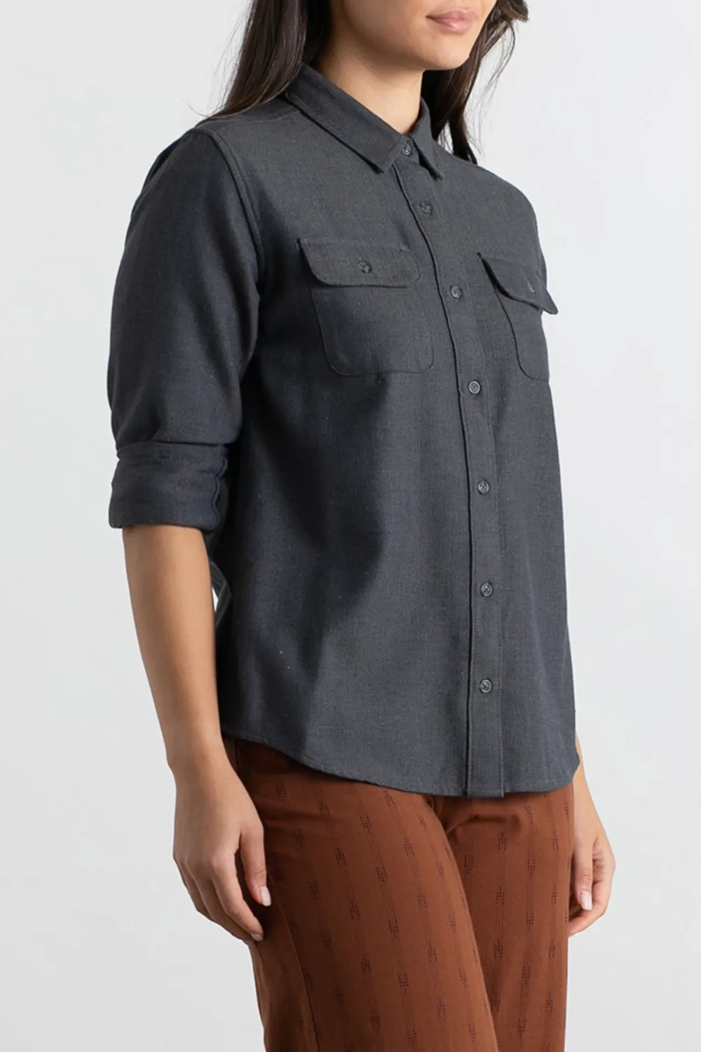 Button Front Loose Shirt
