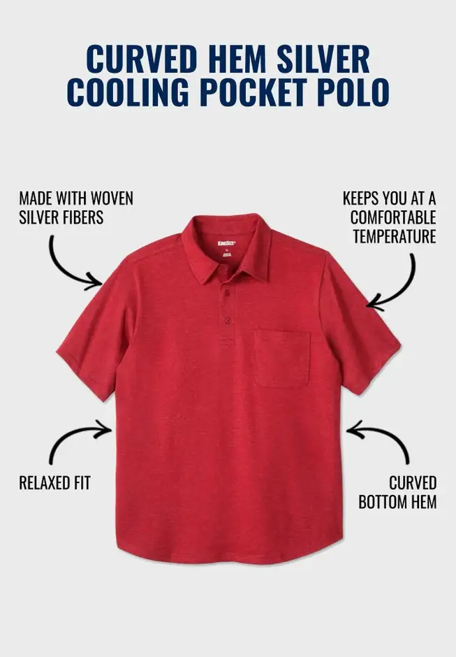 SILVER Cooling Pocket Polo