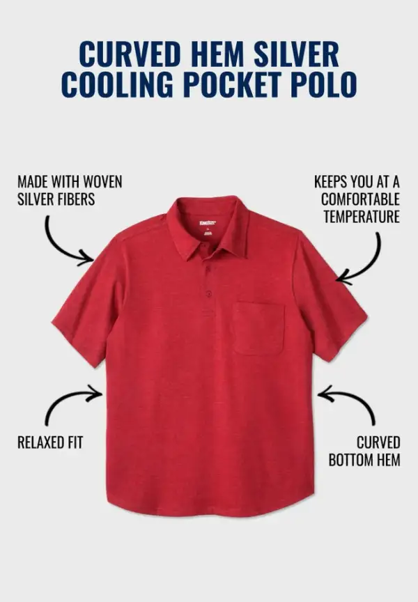 SILVER Cooling Pocket Polo