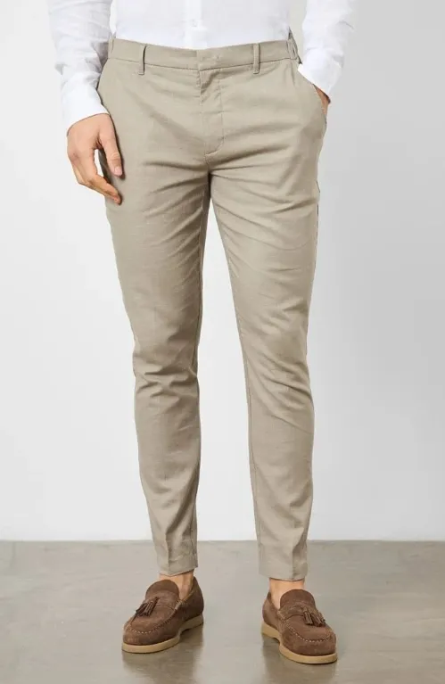 Dark Stone Hight-End Comfortable Suit Trousers