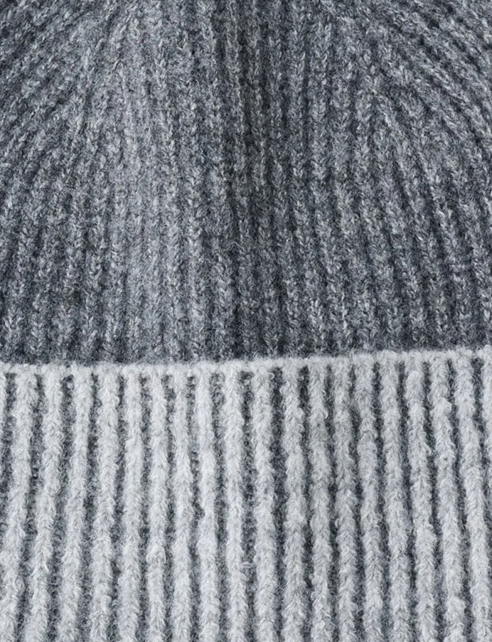 Creative Cuff Ribbed Fashion Hat