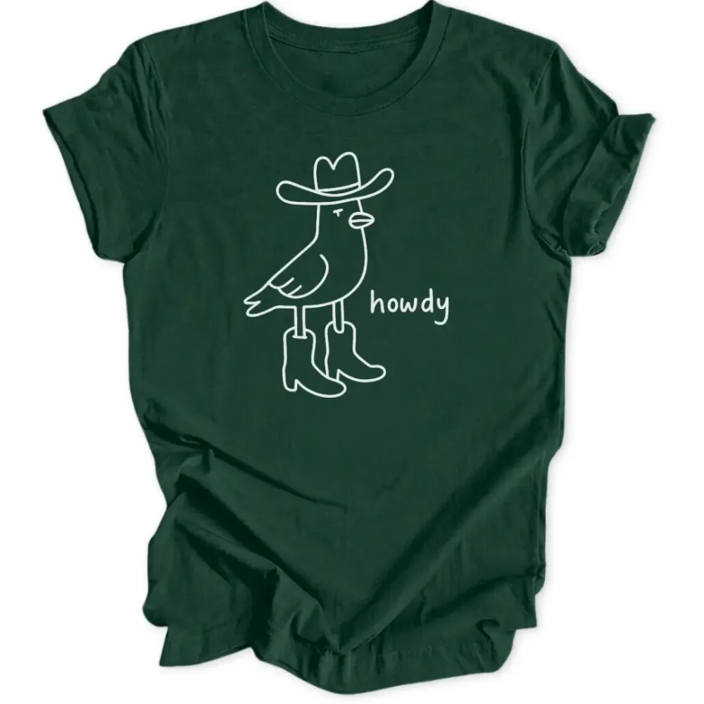 Howdy Pigeon Unisex T-Shirt