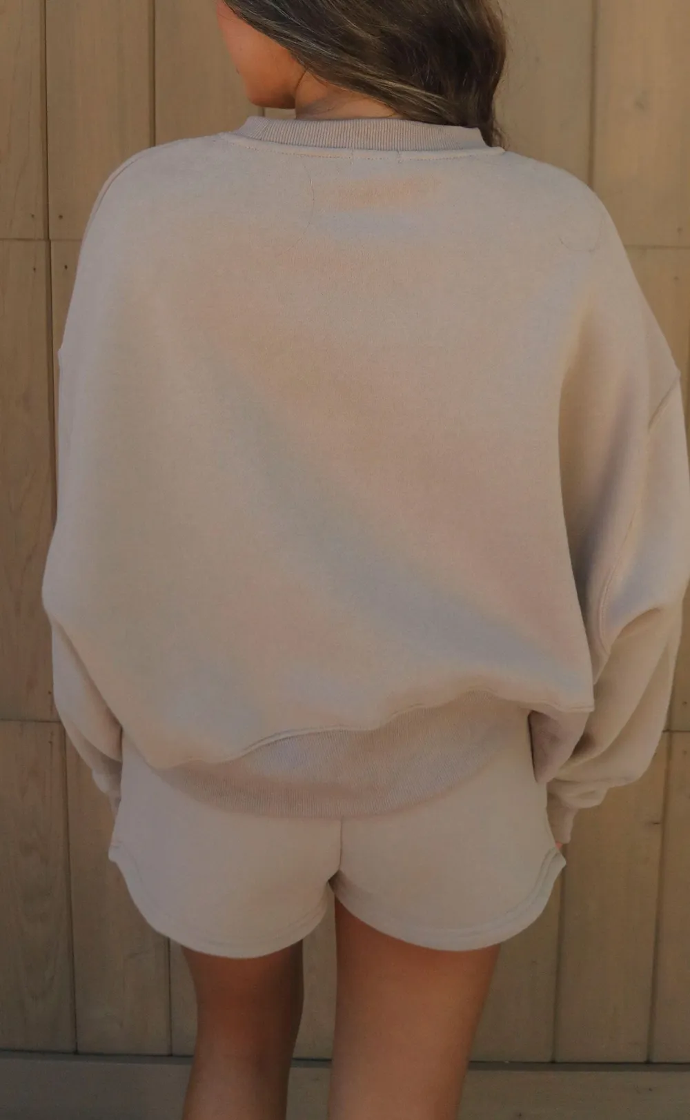 Oversized Sweater and Shorts Set