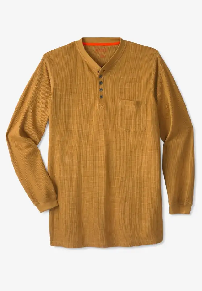 Thermal Pocket Longer-Length Henley