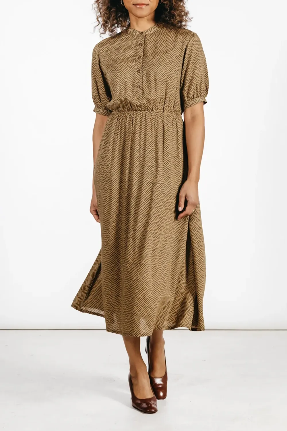 Daily Loose Crew Neck Dress