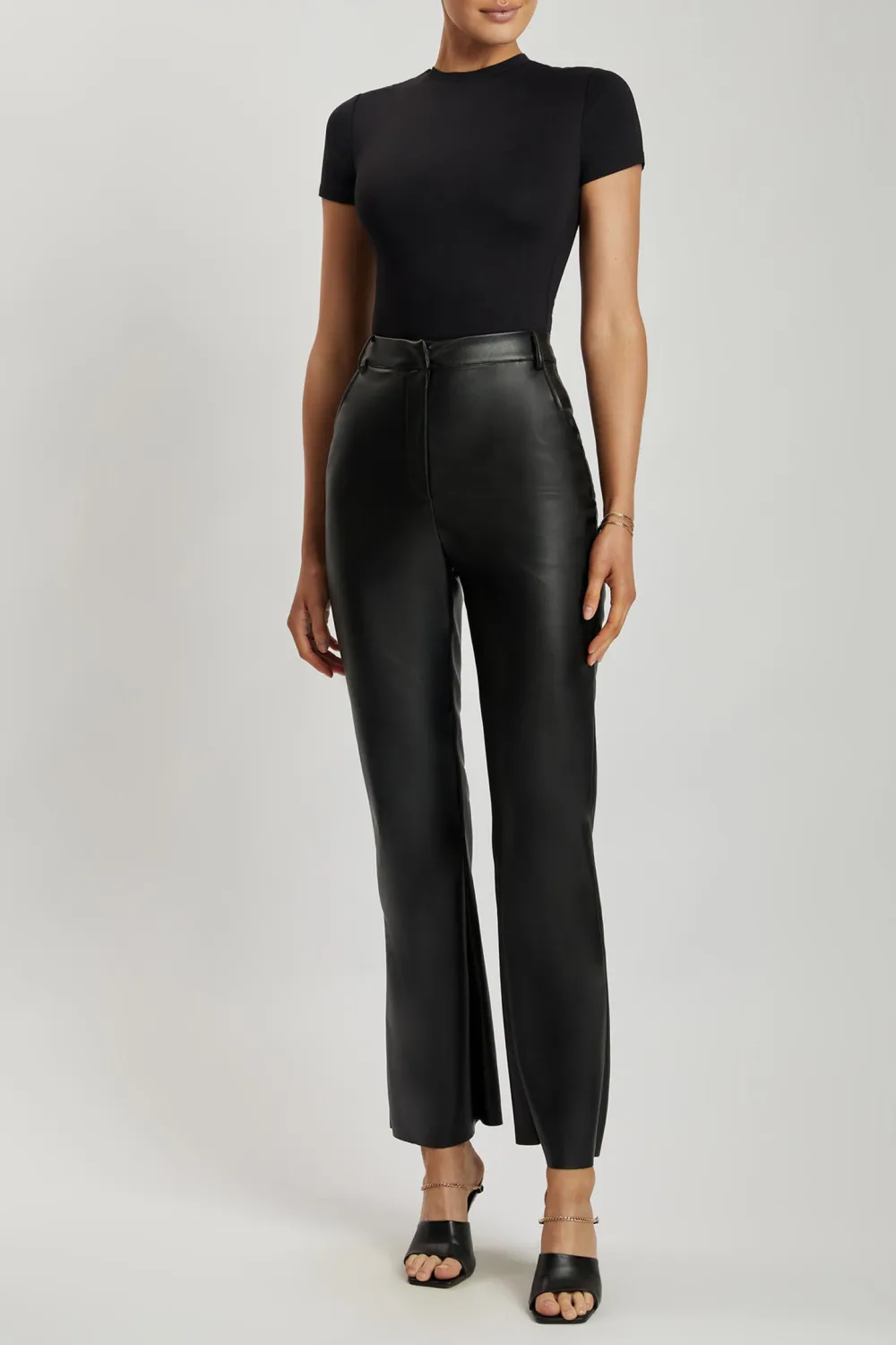Casual Style Crew Neck Short Sleeve Bodysuit