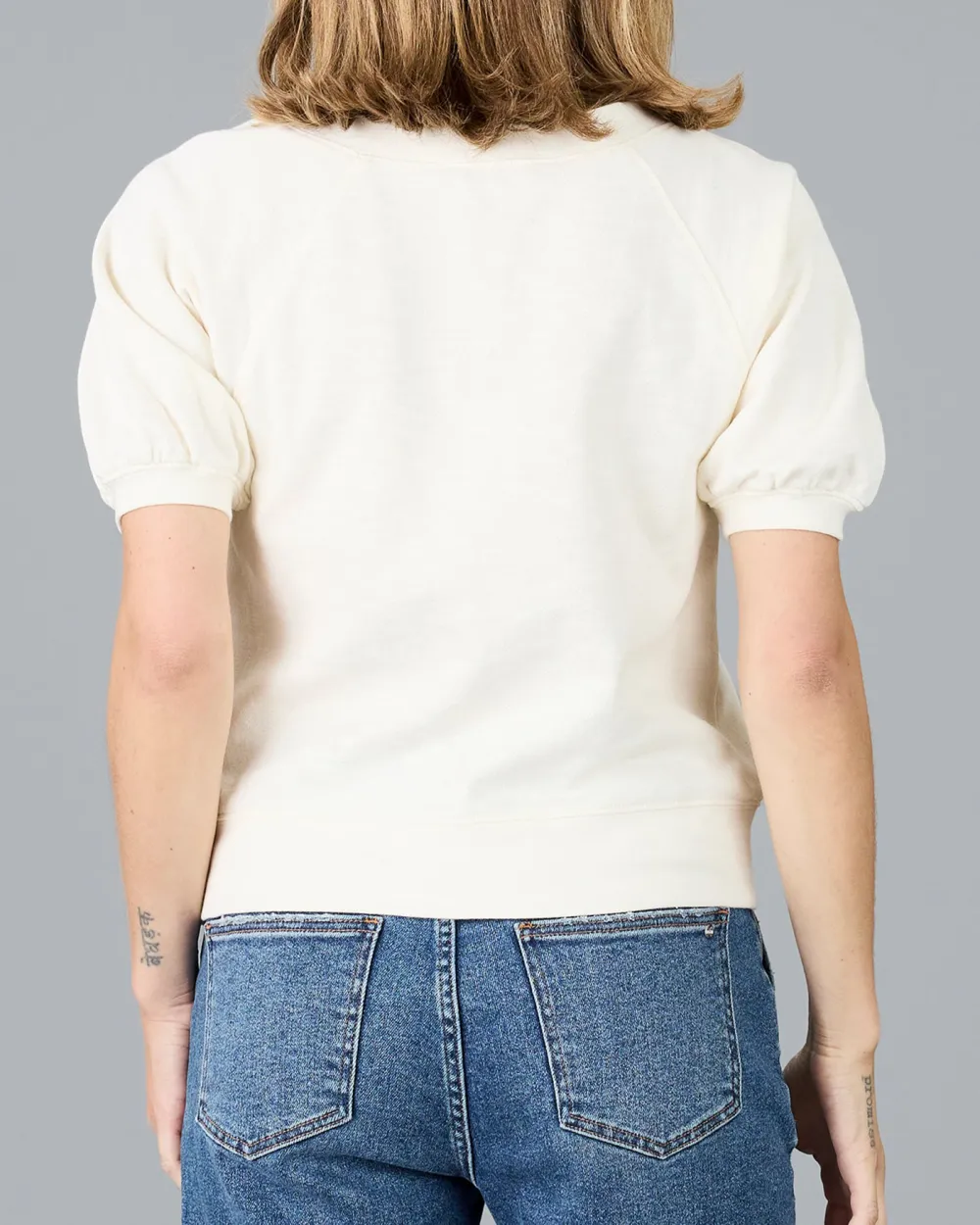 Round Neck Short Sleeve Top