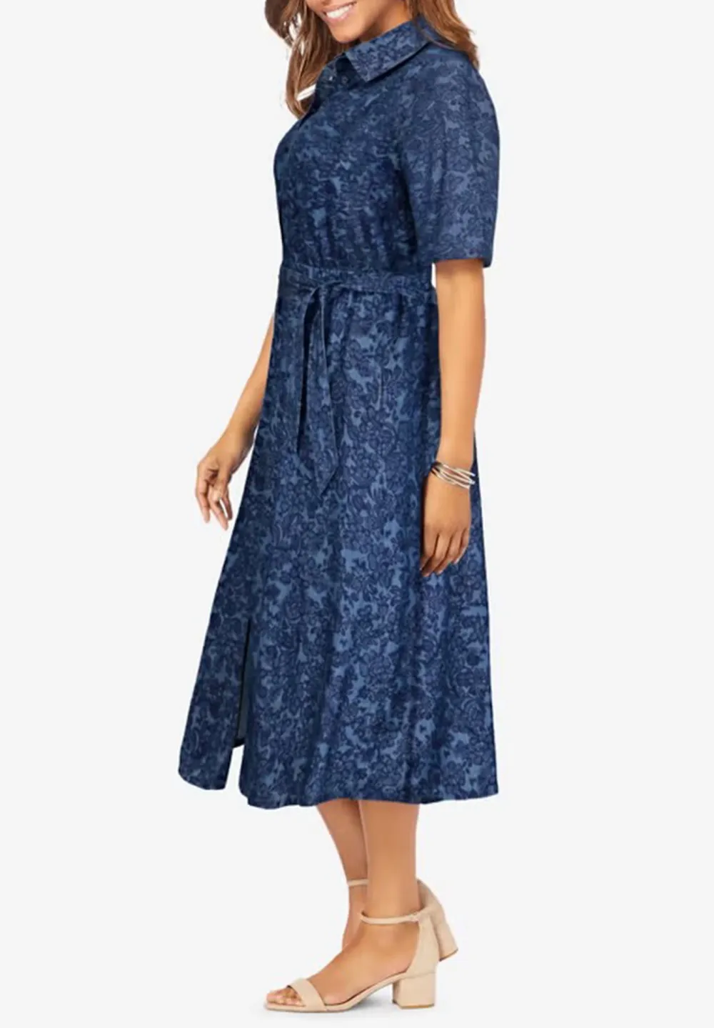 Long Flared Dress