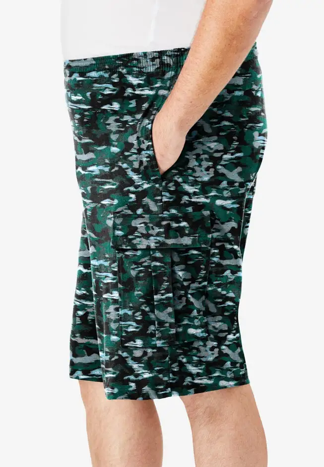 Lightweight Jersey Cargo Shorts