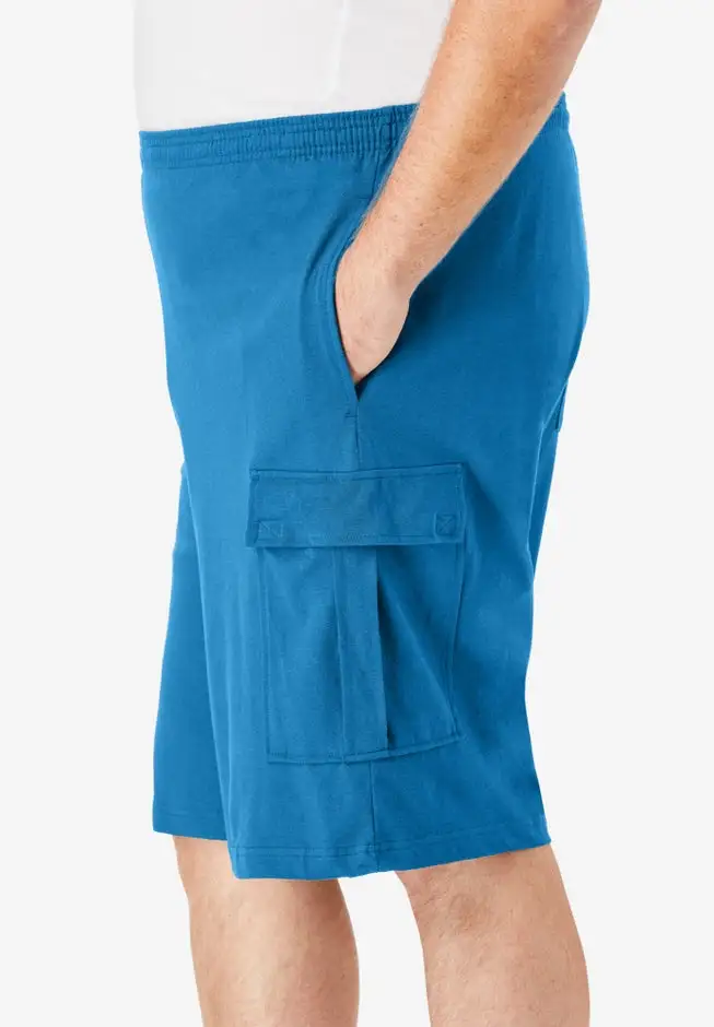 Lightweight Jersey Cargo Shorts