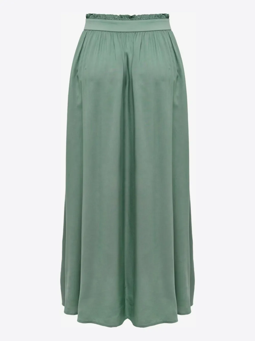 Plain Colored Casual Style A-line Skirt