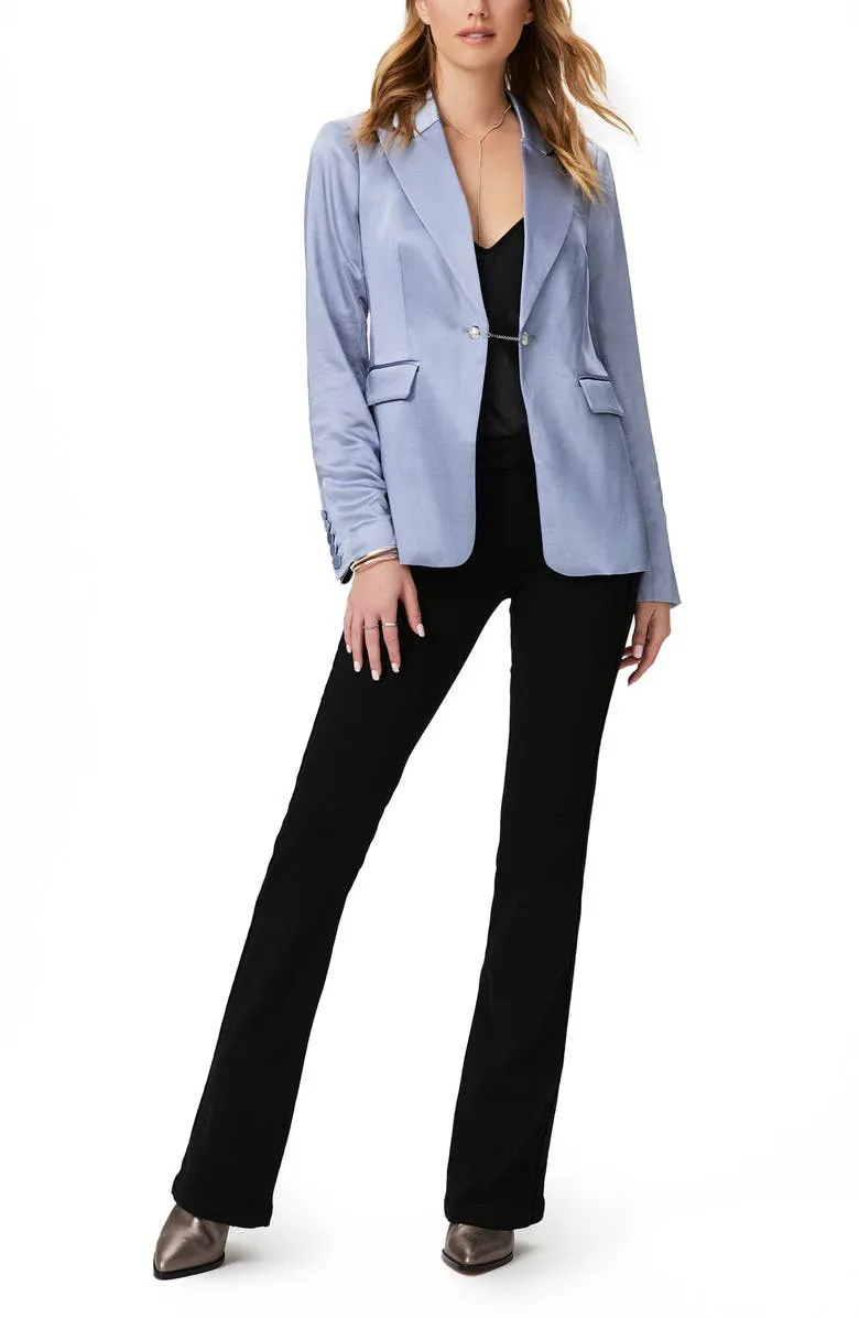 Slim Fit Satin Blazer