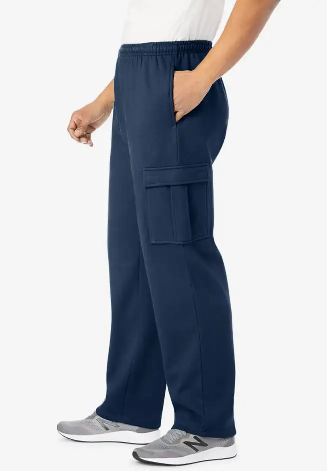 Fleece Cargo Sweatpants