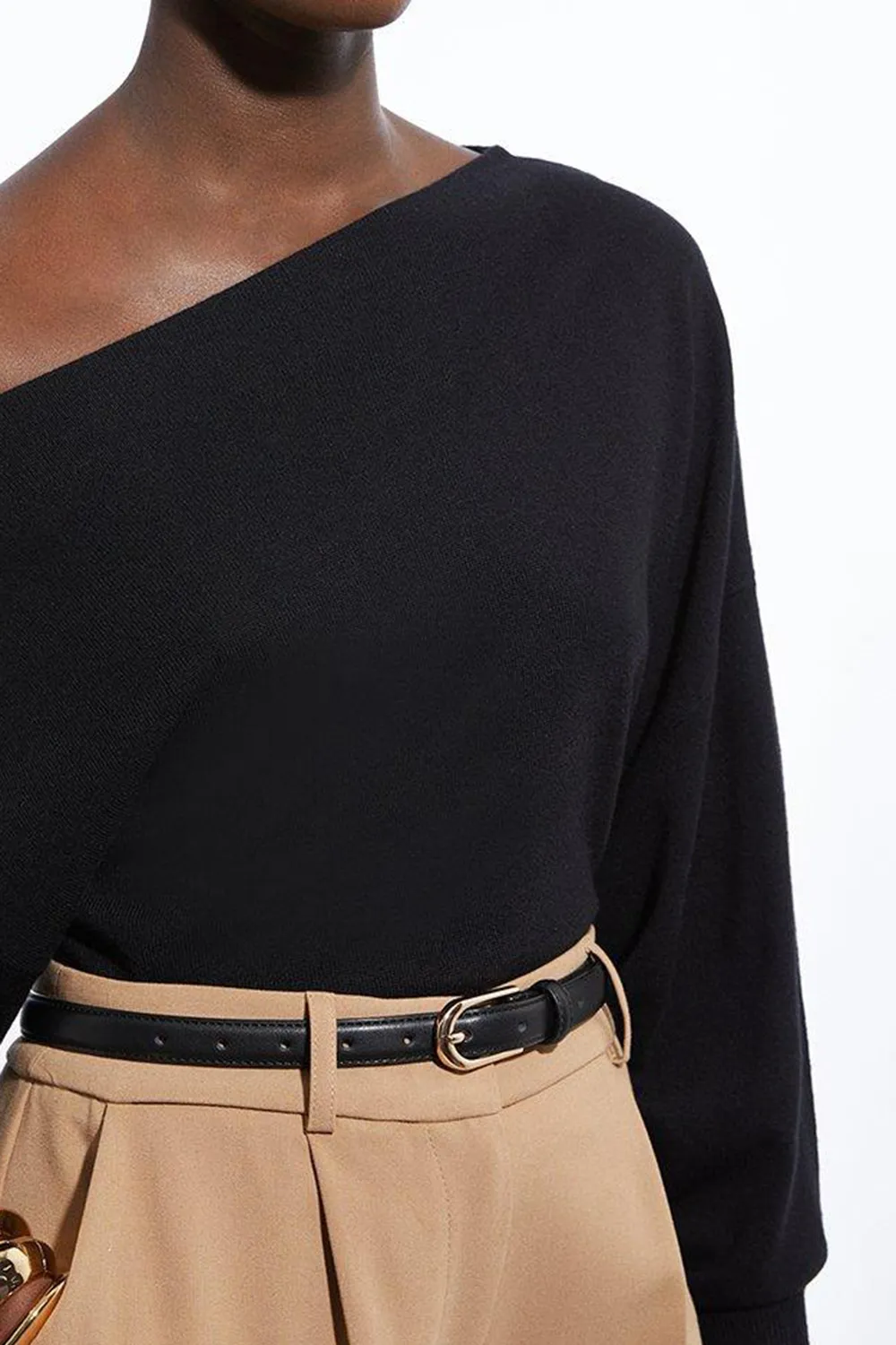 Blend Off The Shoulder Knit Top