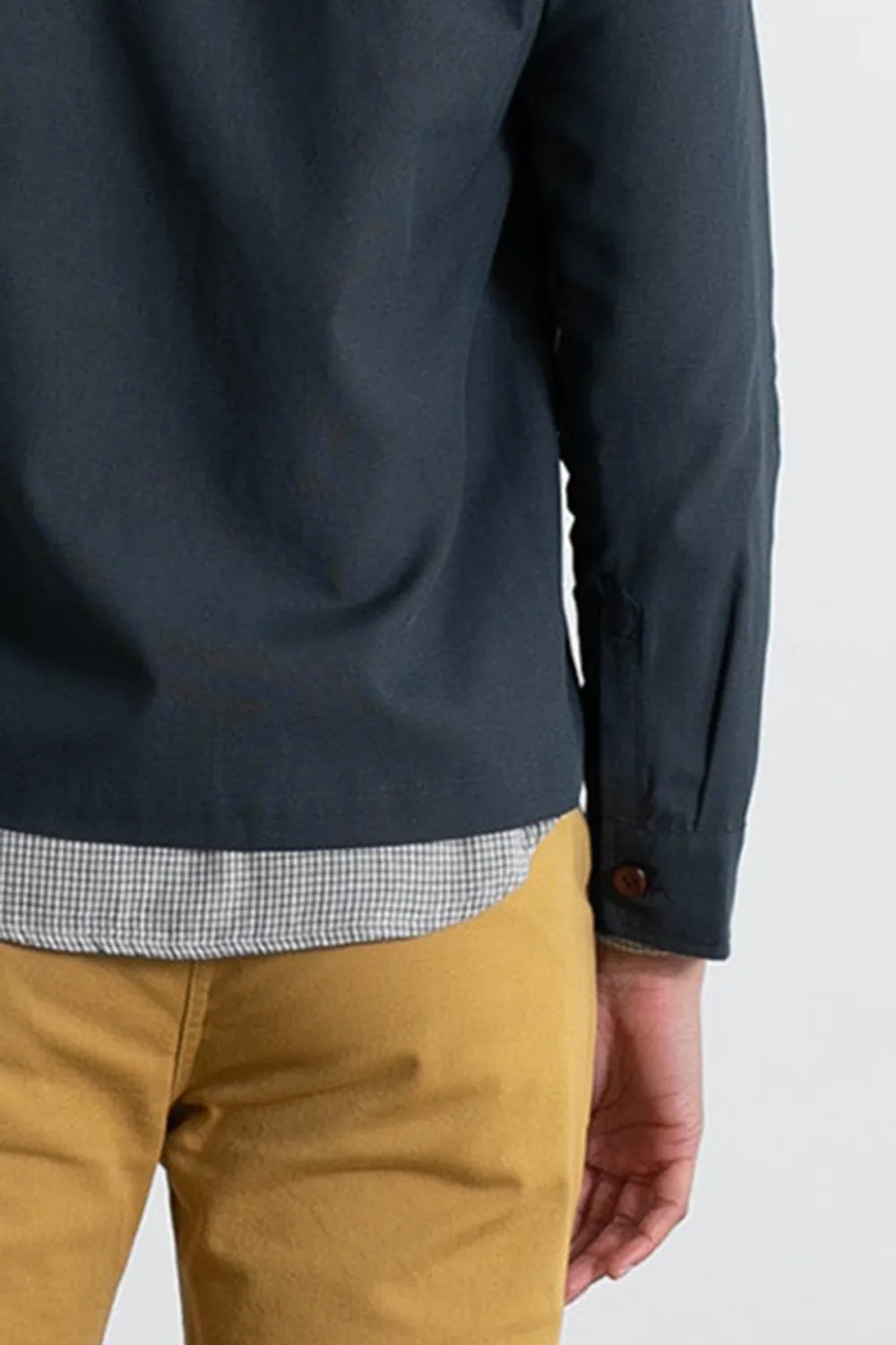 The Daily Button Front Overshirt