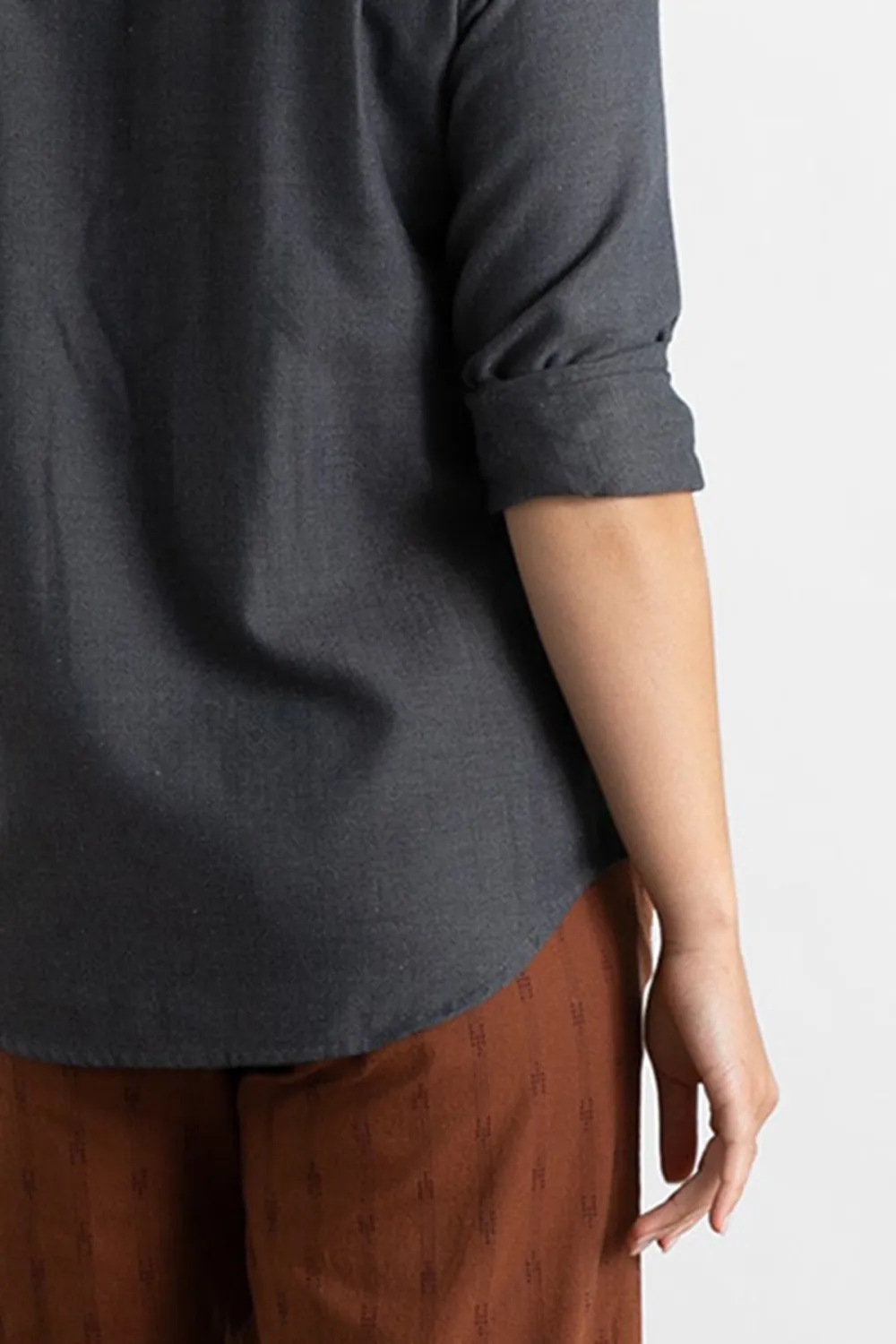 Button Front Loose Shirt