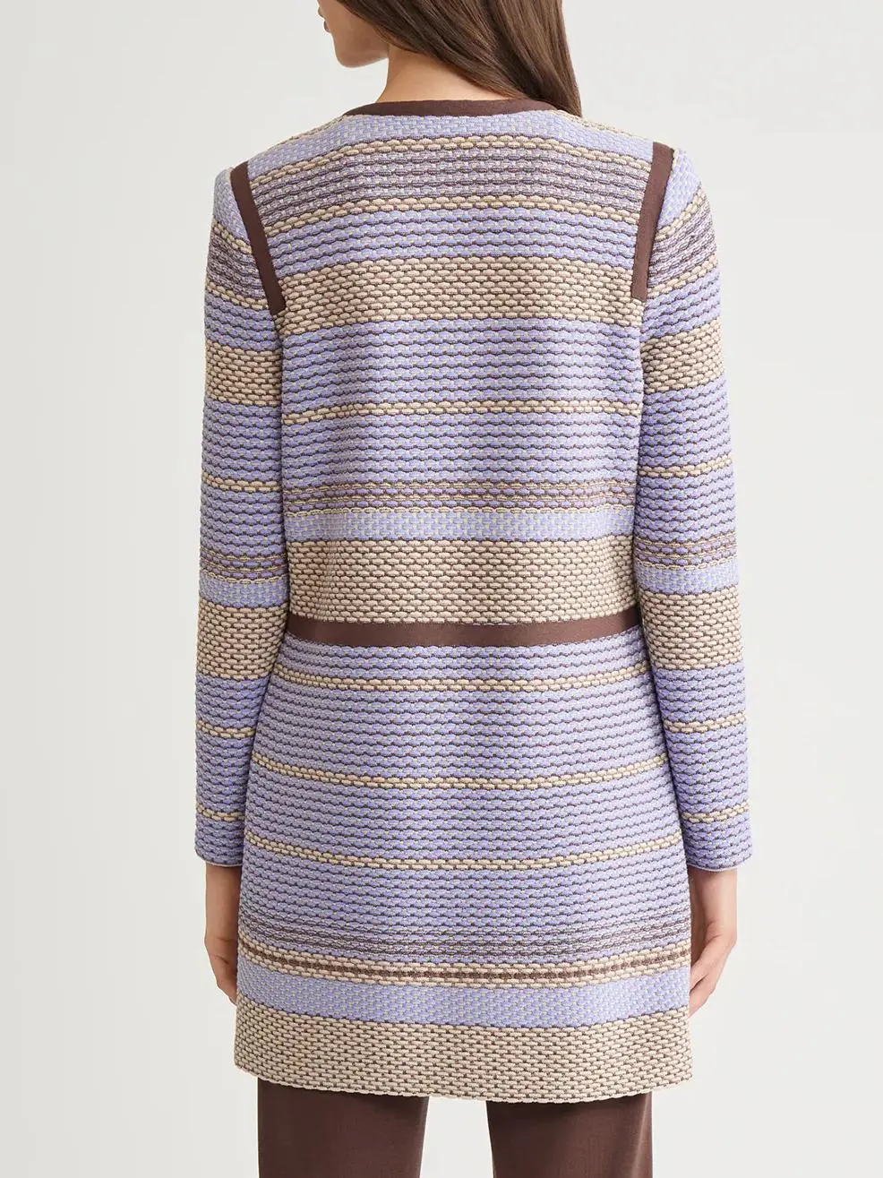 Medium To Long Striped Jacket