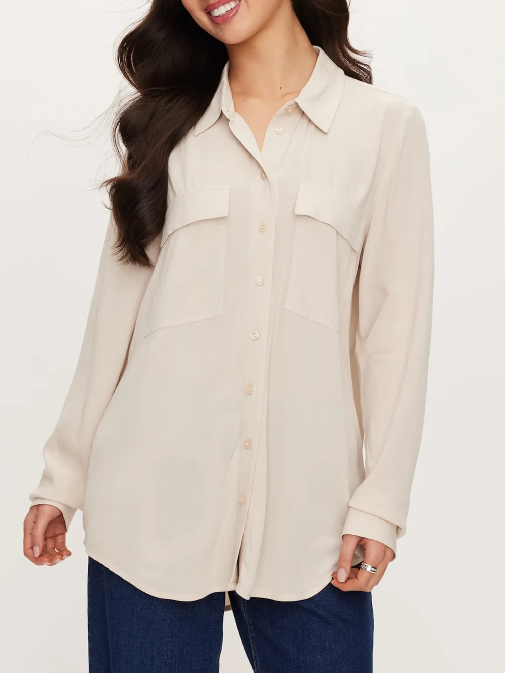 Button Front Utility Shirt