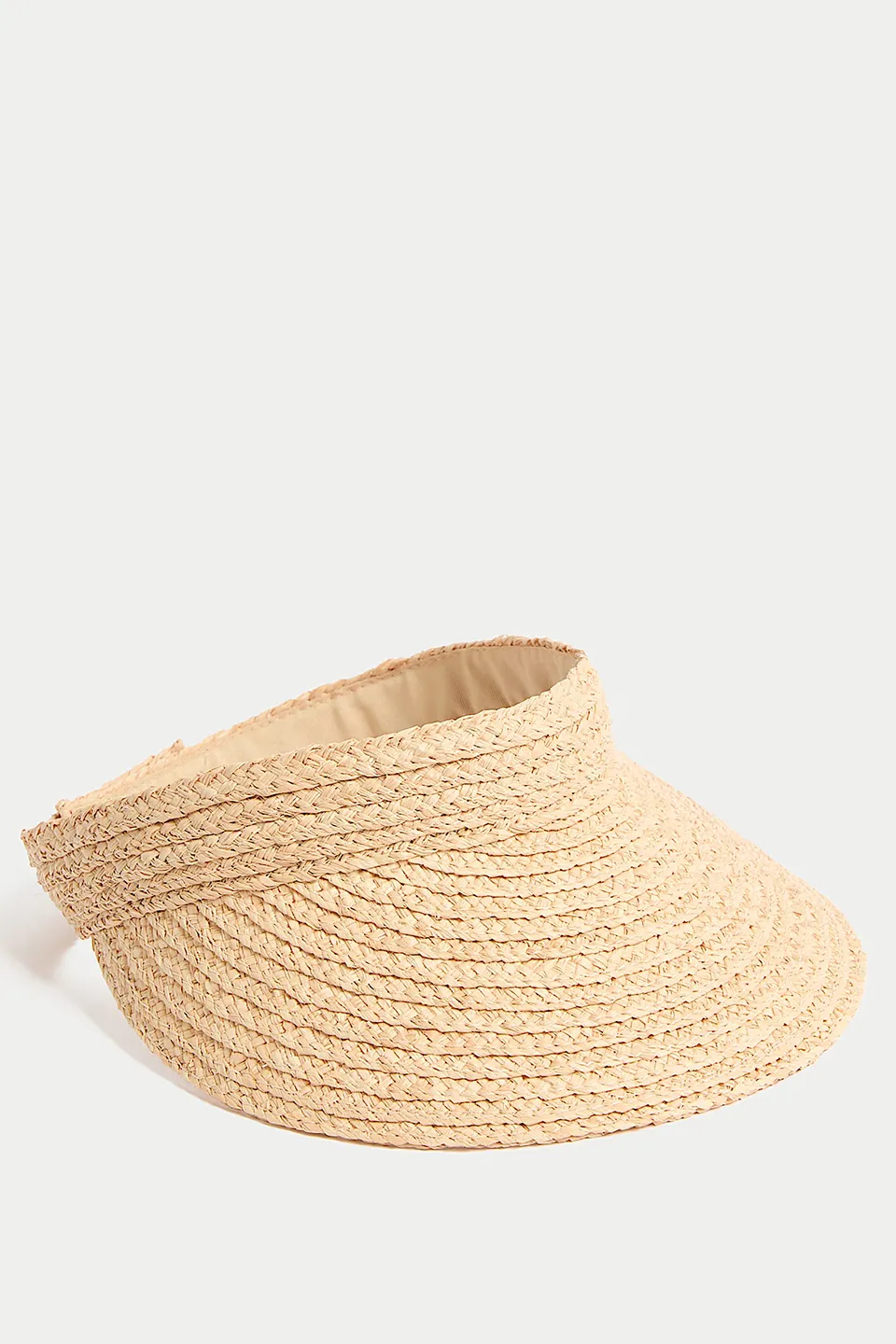 Breathable Open-Weave Straw Visor