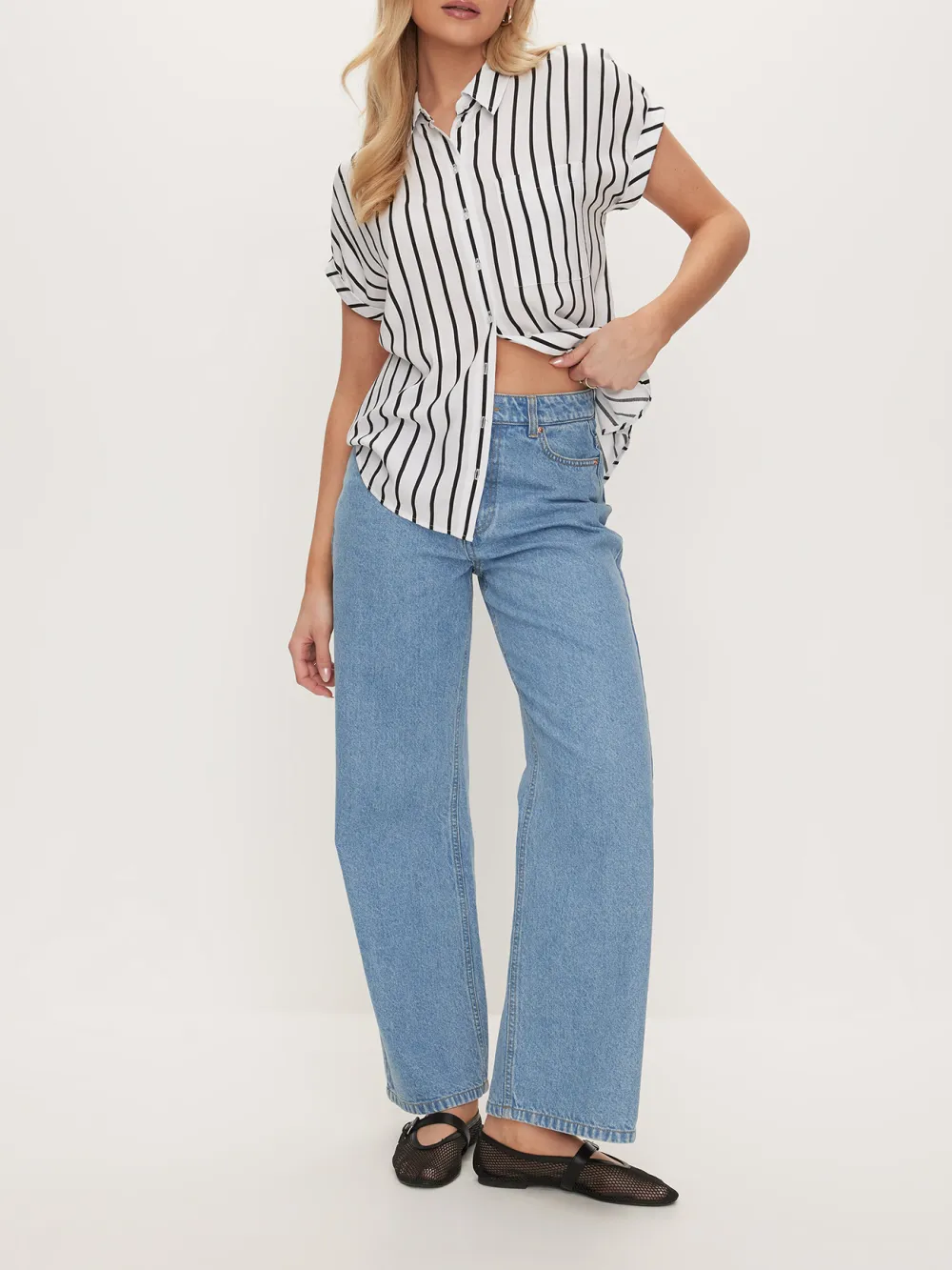 Striped Utility Shirt