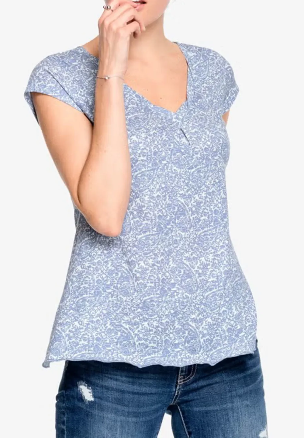 Hooded Printed T-Shirt