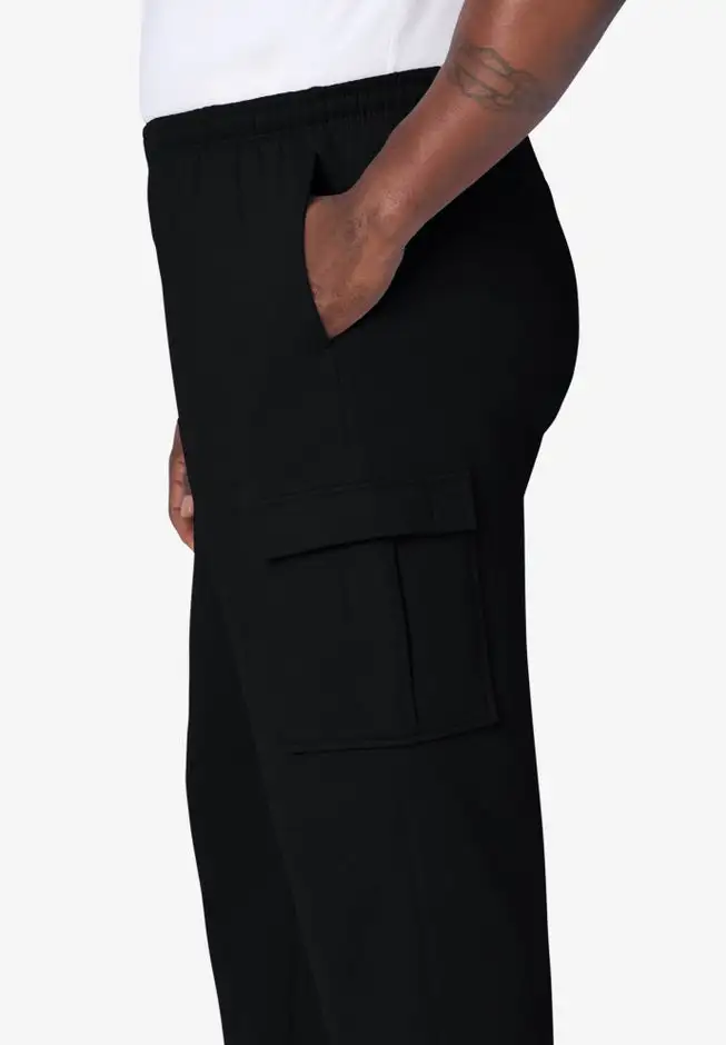 Fleece Cargo Sweatpants