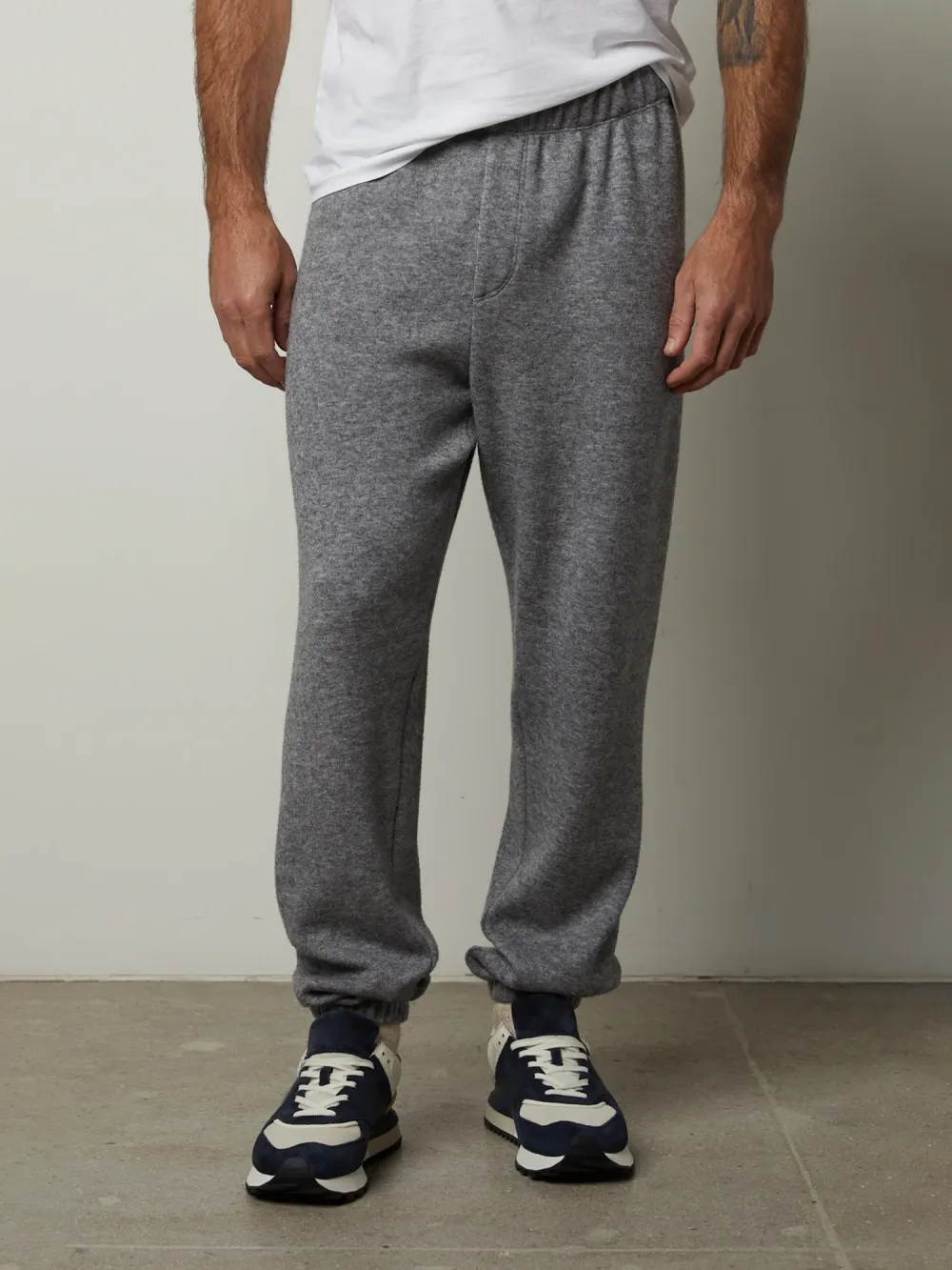 Men's Solid Casual Knit Sweatpants