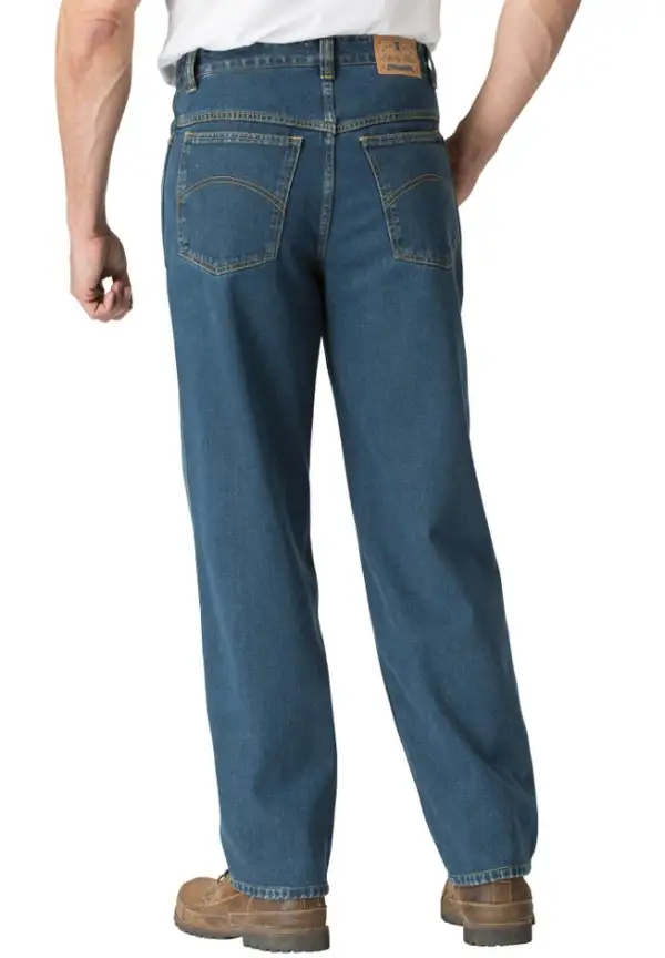 Expandable Waist Relaxed Fit Jeans
