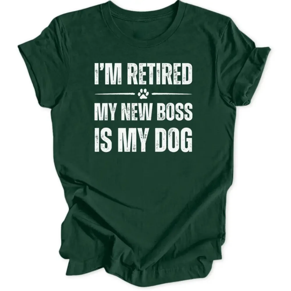 Retired Dog Boss Unisex T-Shirt