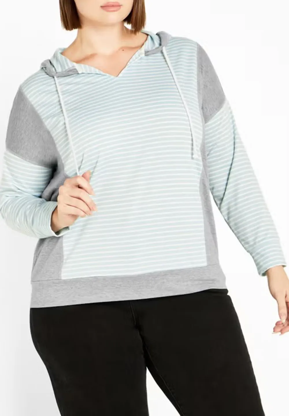 Striped Hooded Sweater
